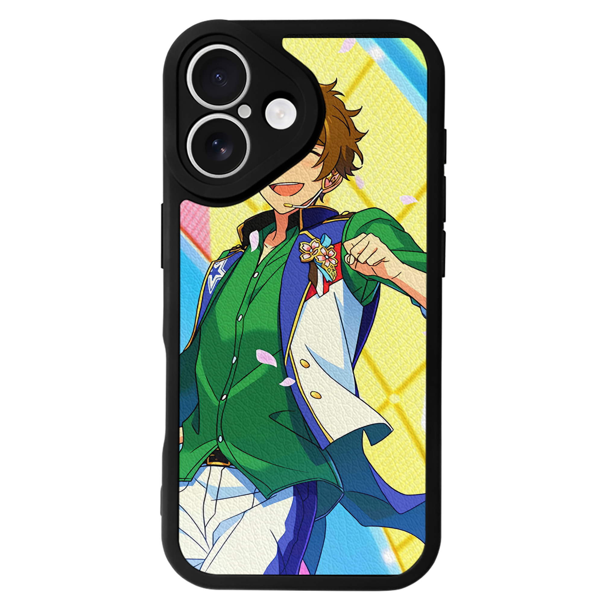 （画像用） あんさんぶるスターズ! Ensemble Stars 【iPhone 16シリーズ対応】シリコンスマホケース（レザー調） 材質：シリコン
